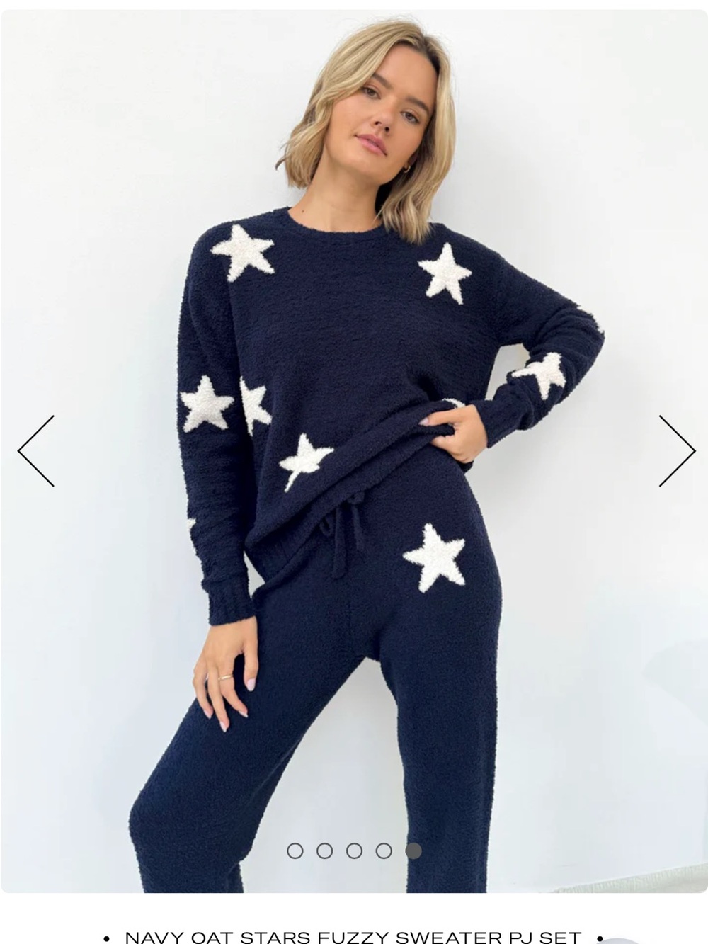 Splendid Navy Blue 2-Piece Cozy Pajama Set